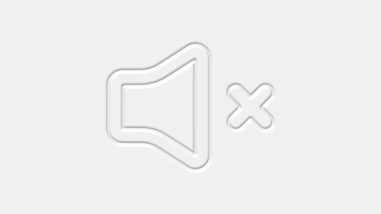 Speaker mute icon isolated on white background. No sound icon. Volume Off symbol. 4K