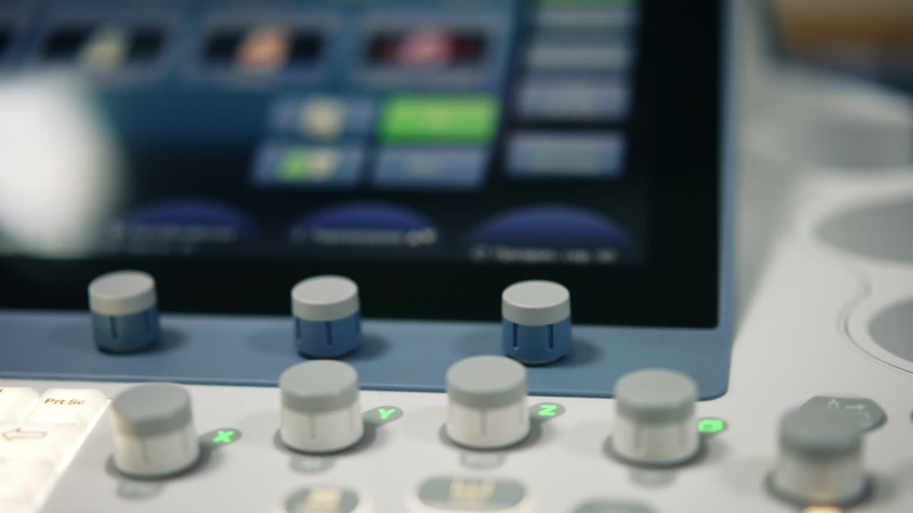 Close-up of Ultrasound Machine