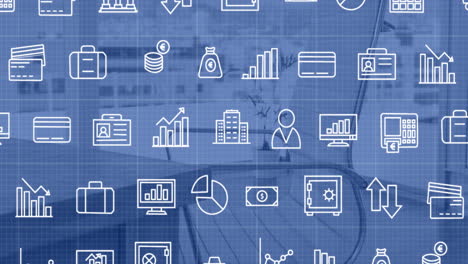 Animación-Del-Procesamiento-De-Datos-En-La-Estación-De-Trabajo-De-La-Oficina.