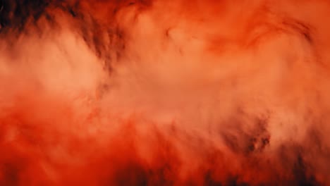 orange and red clouds in the sky