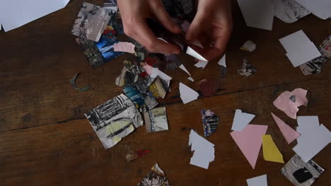 making a collage