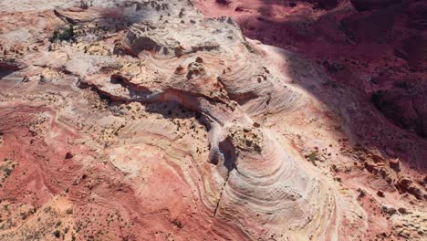 Moab,-Utah:-Estados-Unidos,-Acantilados-Rojos,-Vista-Del-Cañón