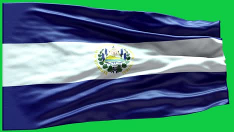 4k highly detailed flag of el salvador - el salvador flag high detail - national flag el salvador wave pattern loopable elements