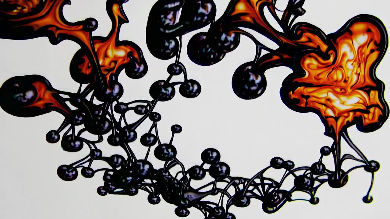 Abstract Ink and Dye Patterns