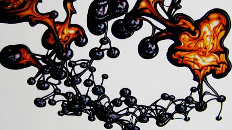 abstract ink and dye patterns