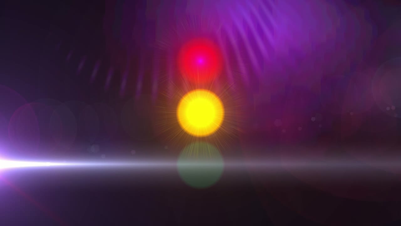 Digitally generated design video with abstract pattern, copy space