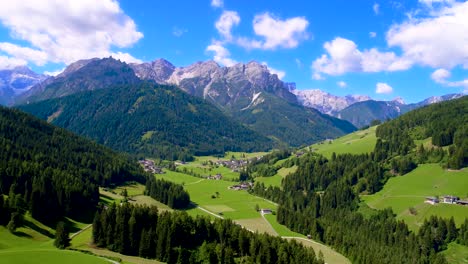 scenic view of the beautiful landscape in the alps