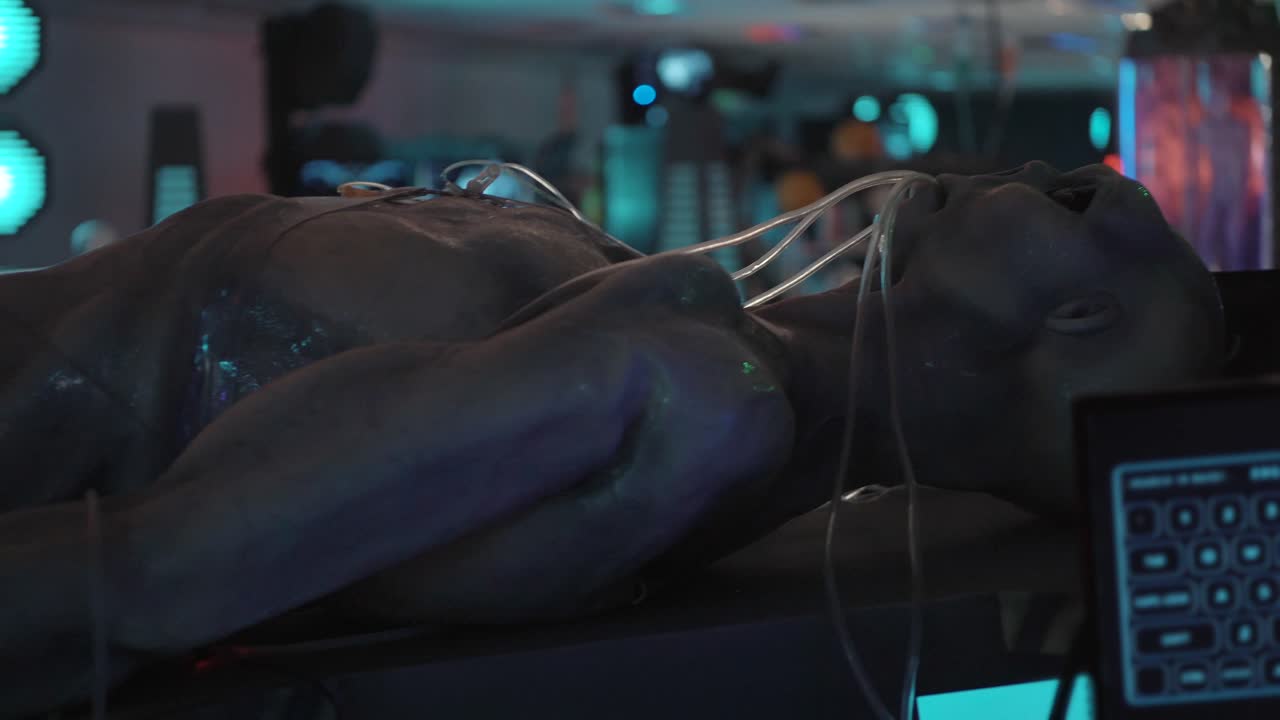 exhibición de especímenes alienígenas