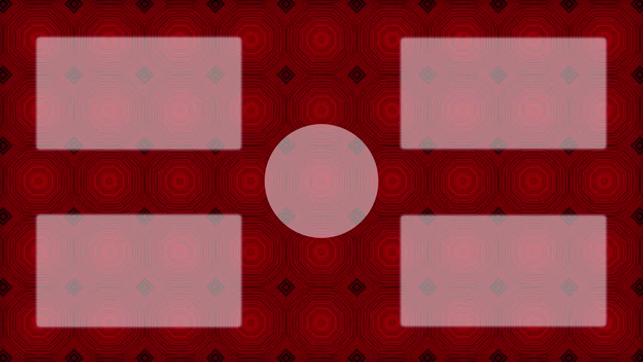 カレードスコップ パターン エンドカード エンドスクリーン モーショングラフィックス