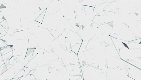 espacio poligonal abstracto con puntos y líneas. fondo de onda triangular dinámico.