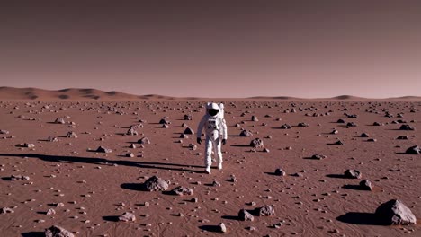 astronauta en marte