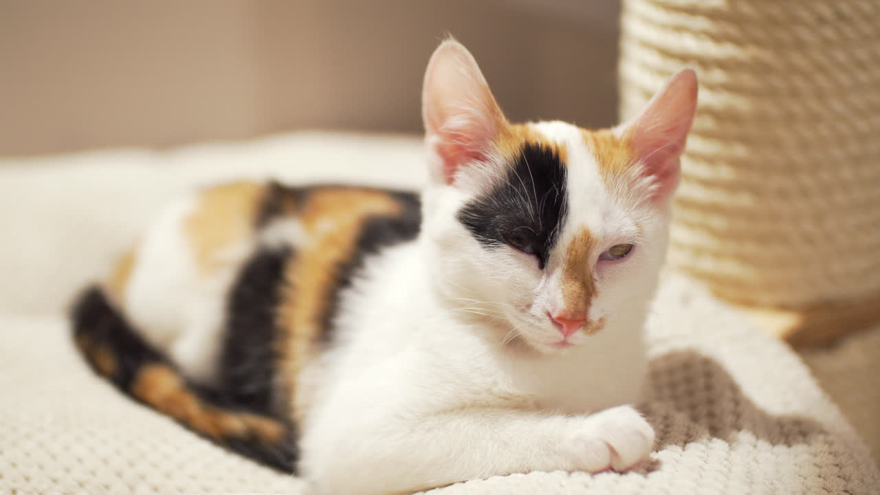 편안한 고양이 휴식