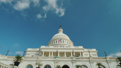 lapso de tiempo del edificio del capitolio de los estados unidos