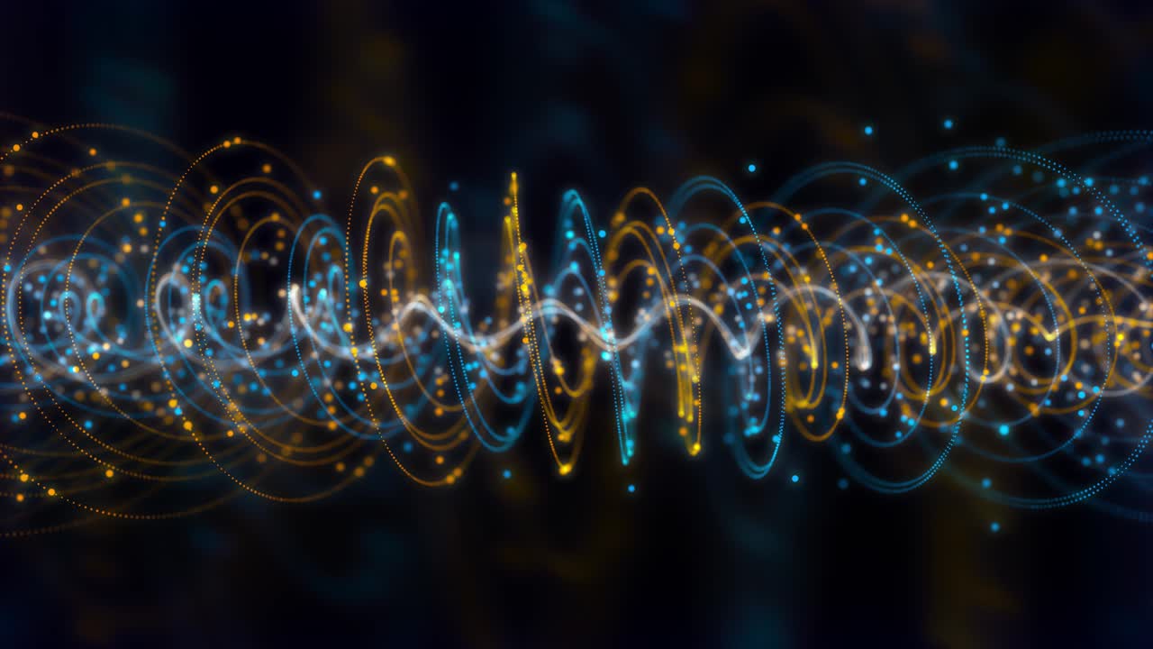 Digital Wave: Futuristic Soundwave Technology and Data Flow
