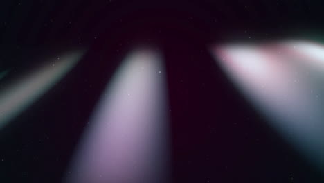 animación de las luces del norte en movimiento sobre un fondo negro