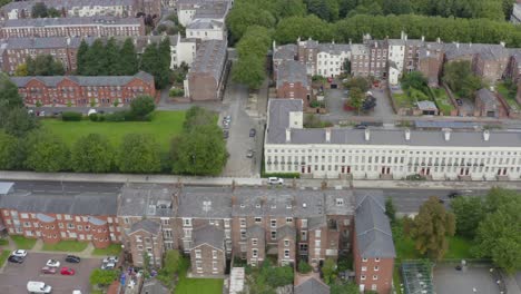 drone shot tracking bus in liverpool 02