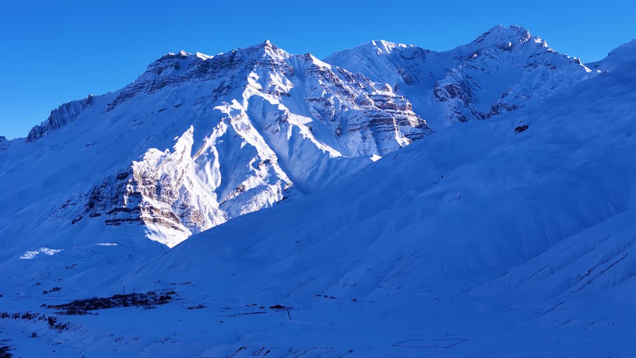 Snowy Himalayan Mountain Range