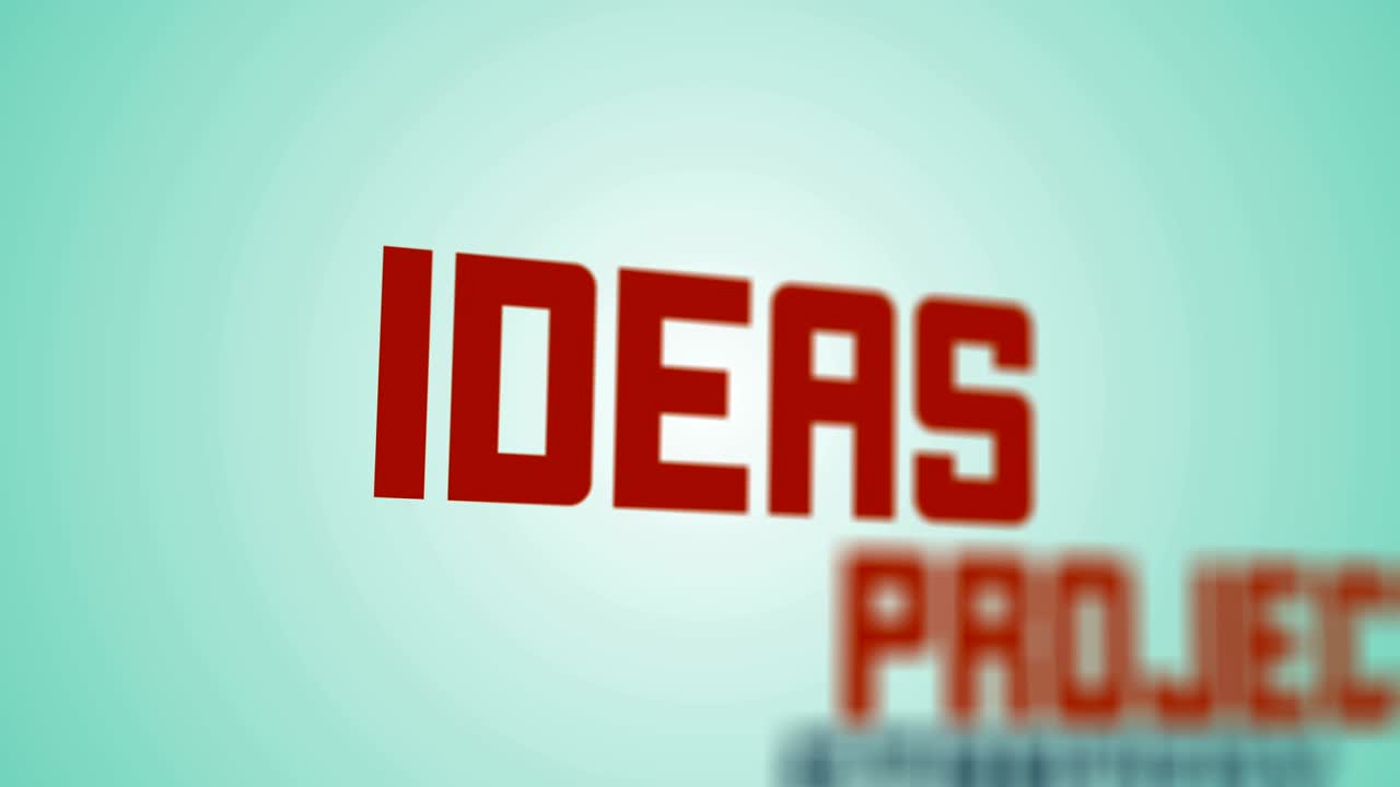 concepto de palabras de gestión de negocios de proyectos