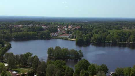 small island in the large lake