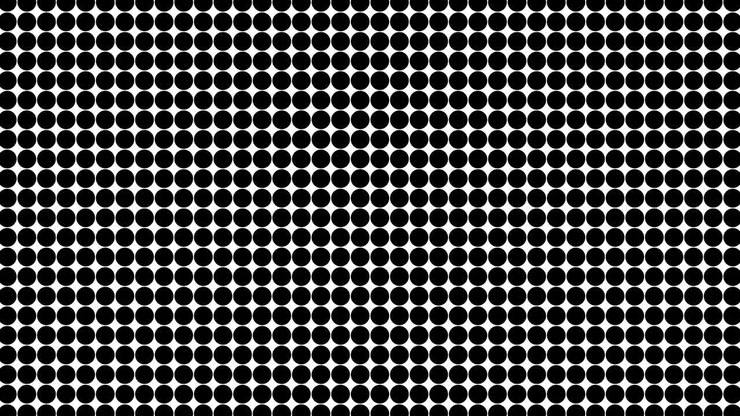 Abstract Halftone Moving Background. Dots on white background
