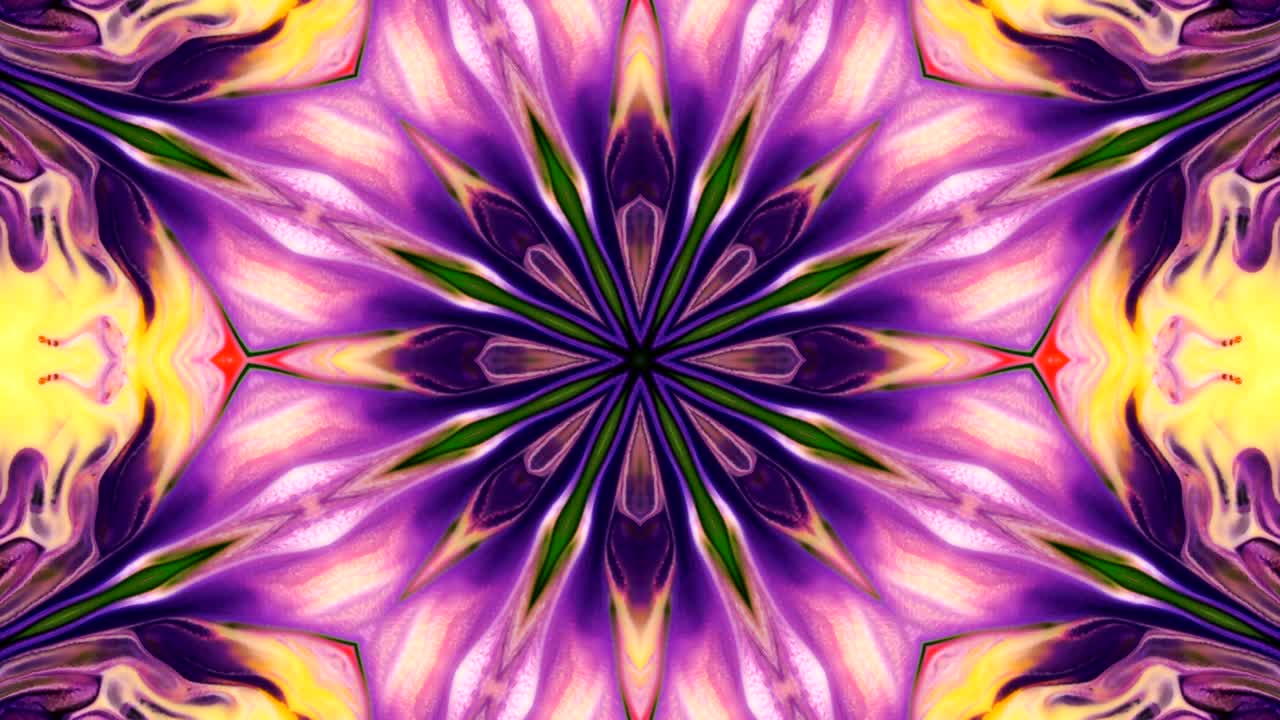 movimiento de fondo de kaleidoscopio abstractamente colorido
