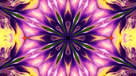 movimiento de fondo de kaleidoscopio abstractamente colorido
