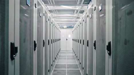 server room corridor