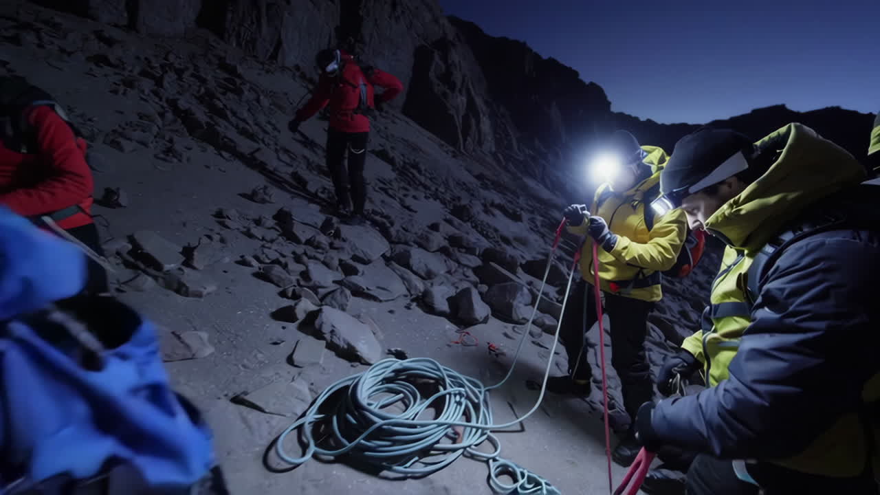 Night Climbing Expedition