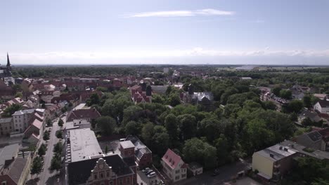 Antena-De-La-Ciudad-De-Köthen-En-Alemania