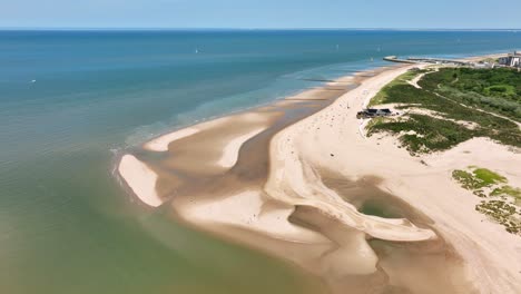 Vista-Aérea-Del-Estuario-&quot;het-Zwin&quot;-En-La-Frontera-De-Bélgica-Y-Los-Países-Bajos