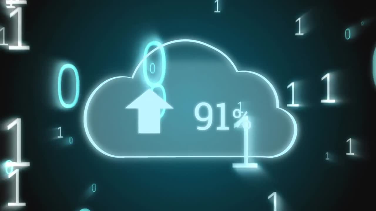 진행 클라우드와 바이너리 코드를 업로드합니다.