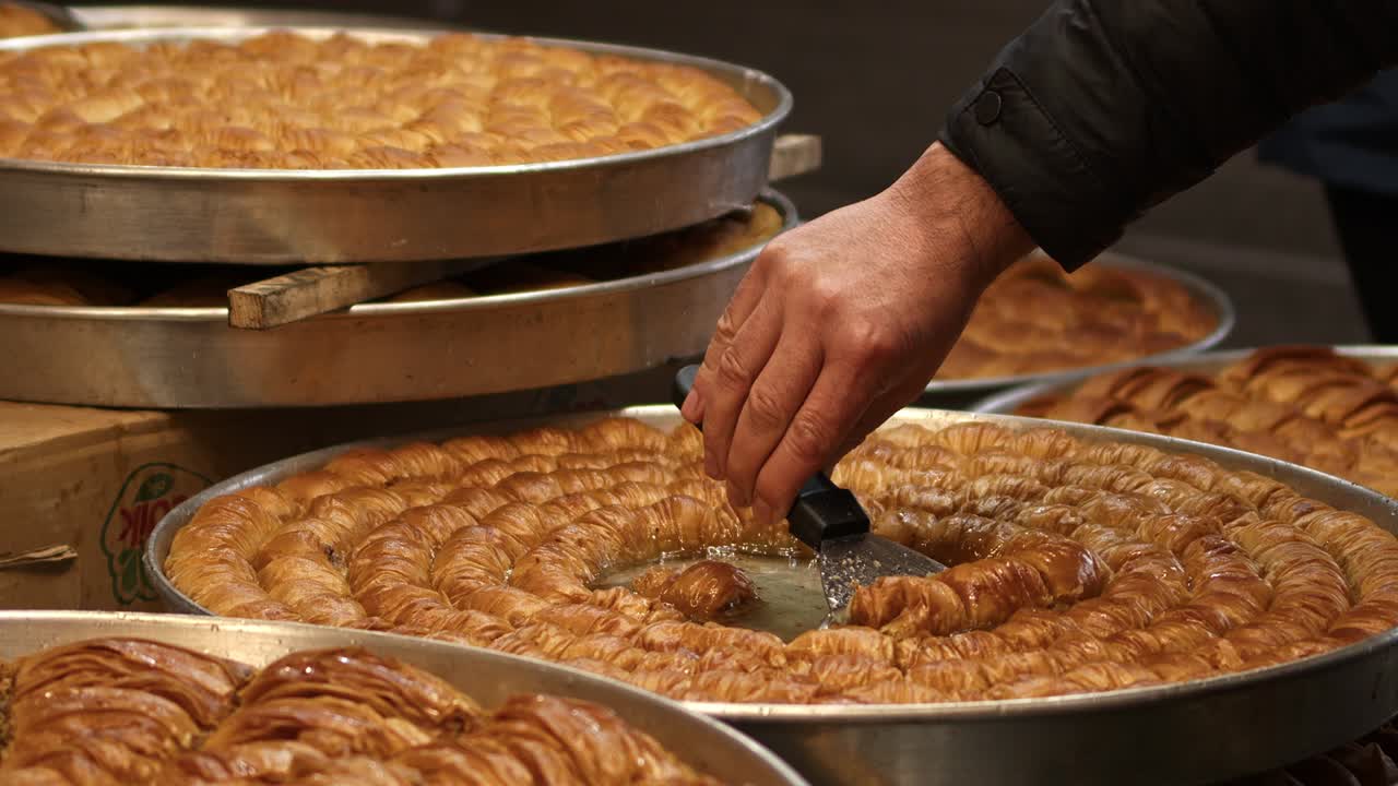 baklava, un postre tradicional y dulce turco