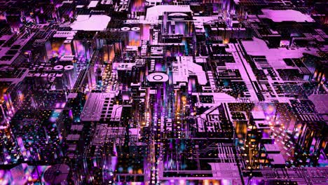 pink abstract shining cyberpunk modern high tech background