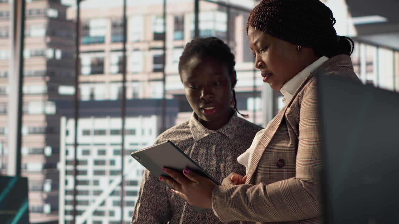 Businesswomen Collaborating