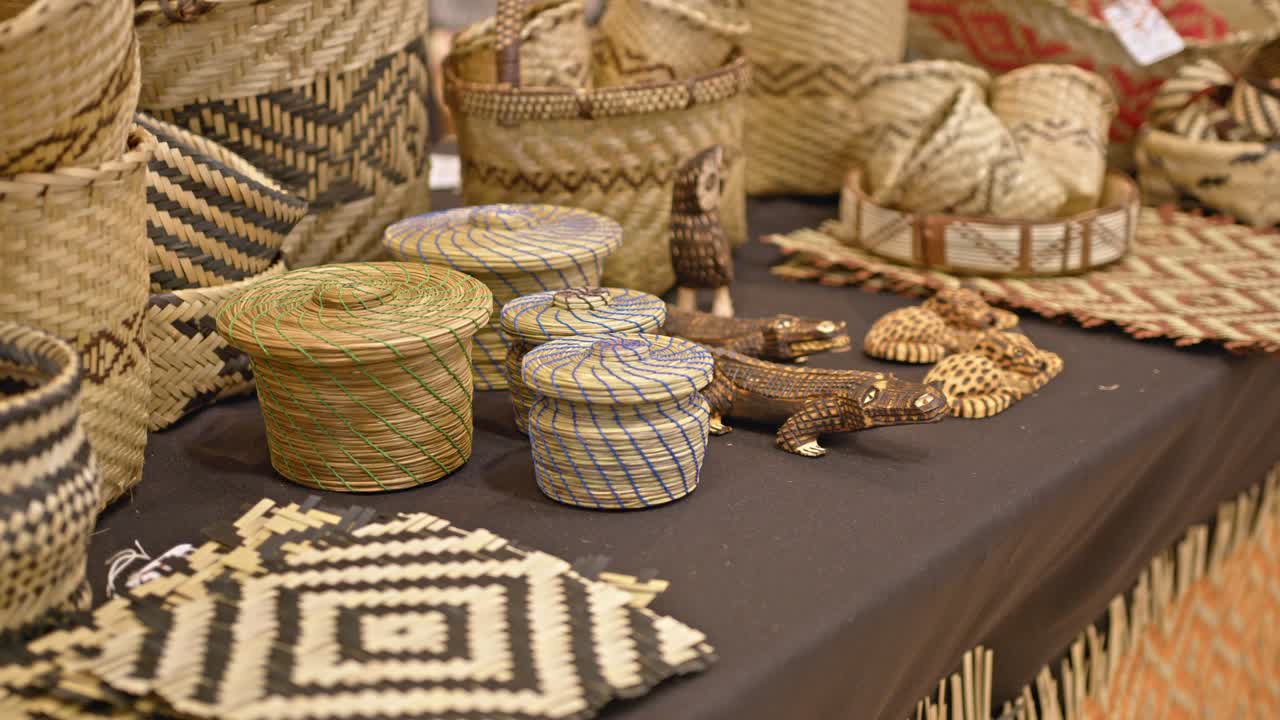 Handwoven Baskets and Carvings: Indigenous Crafts