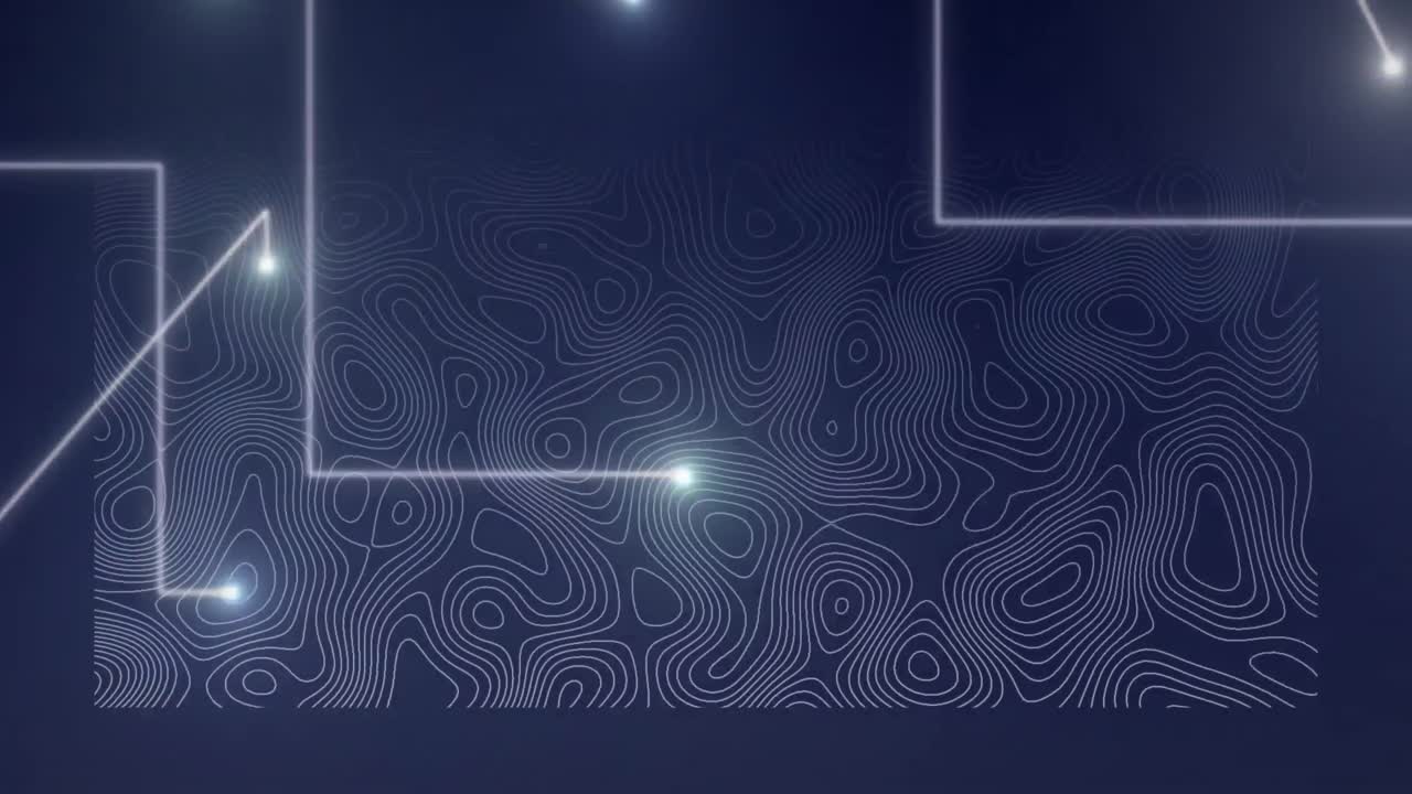 진동하는 선 위에 반 ⁇ 이는 반점의 애니메이션