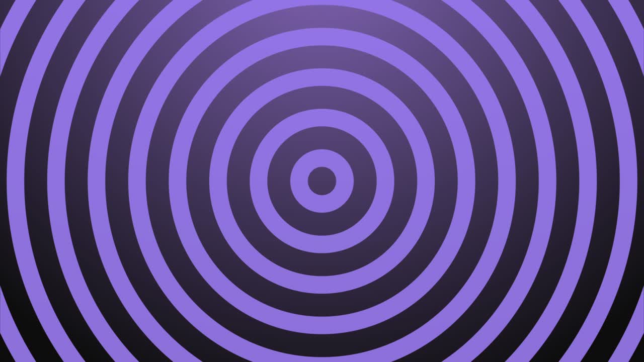 anillos de círculo brillantes animación de video abstracto 4k