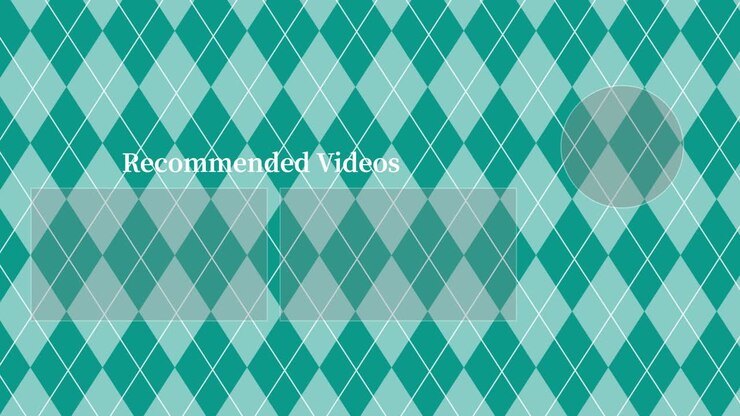 Argyle pattern end card ending screen motion graphics