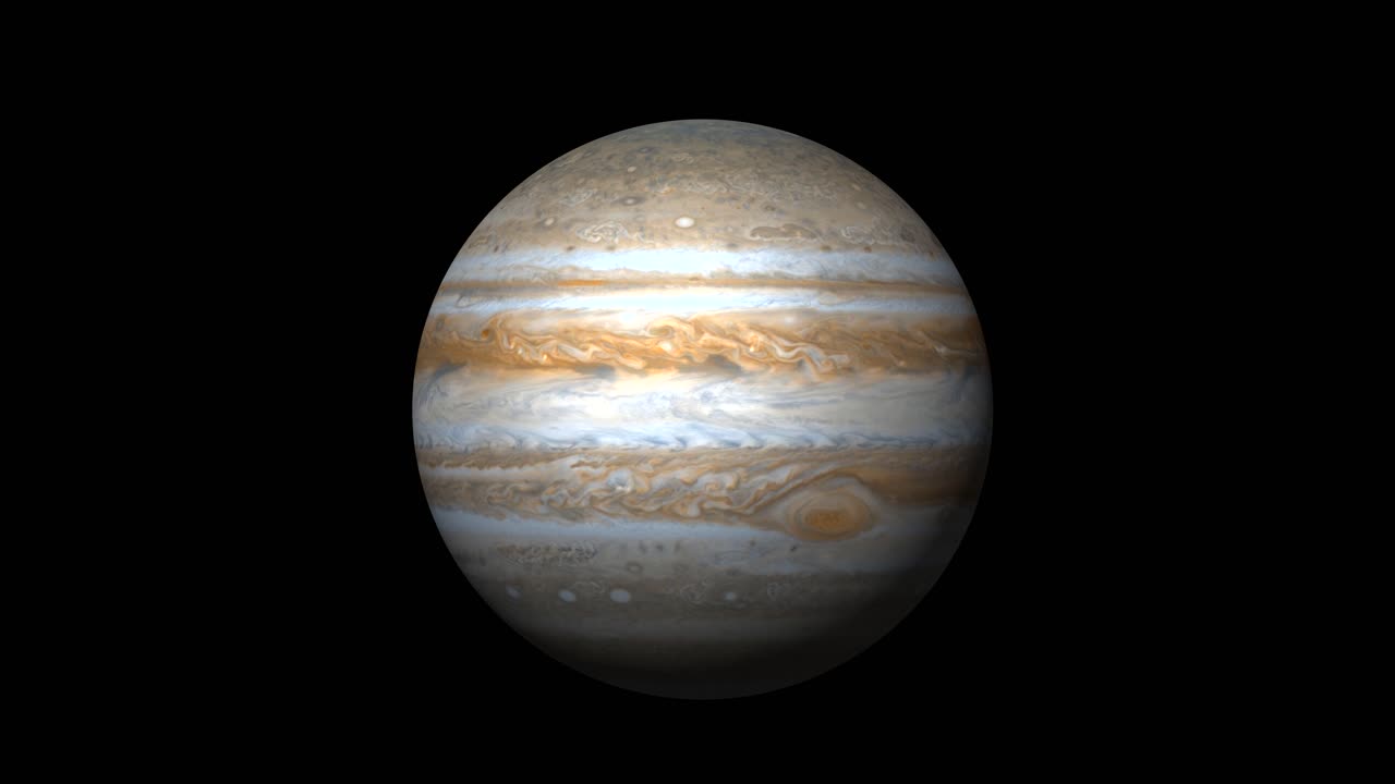 el lapso de tiempo del movimiento atmosférico de júpiter