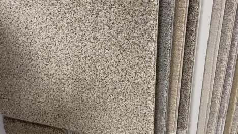 carpet samples, flooring, retail shopping pov