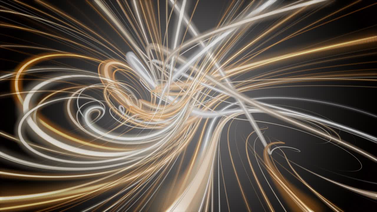 Fantastic animation with stripe wave object in slow motion, 4096x2304 loop 4K