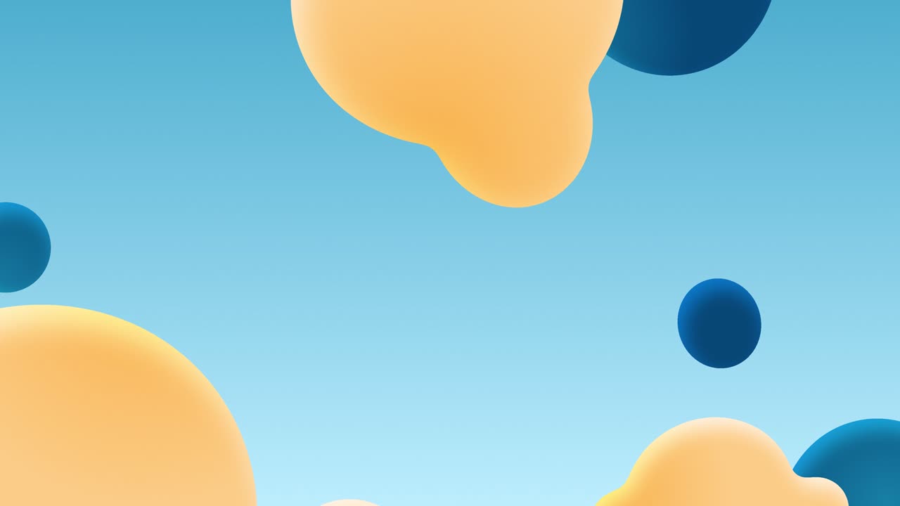 Modern gradient circle shape liquid motion background.Colorful shape movement animation.Abstract ball element moving.