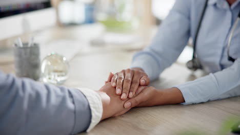 doctor offering support to a patient