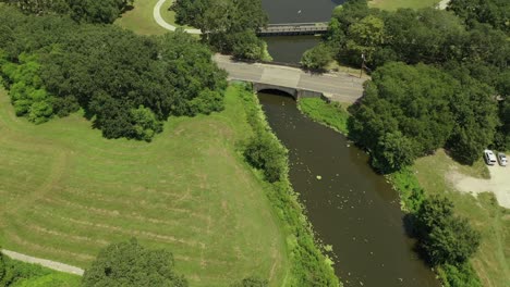 Luftaufnahme-Des-City-Park-Golfplatzes-In-New-Orleans,-Louisiana