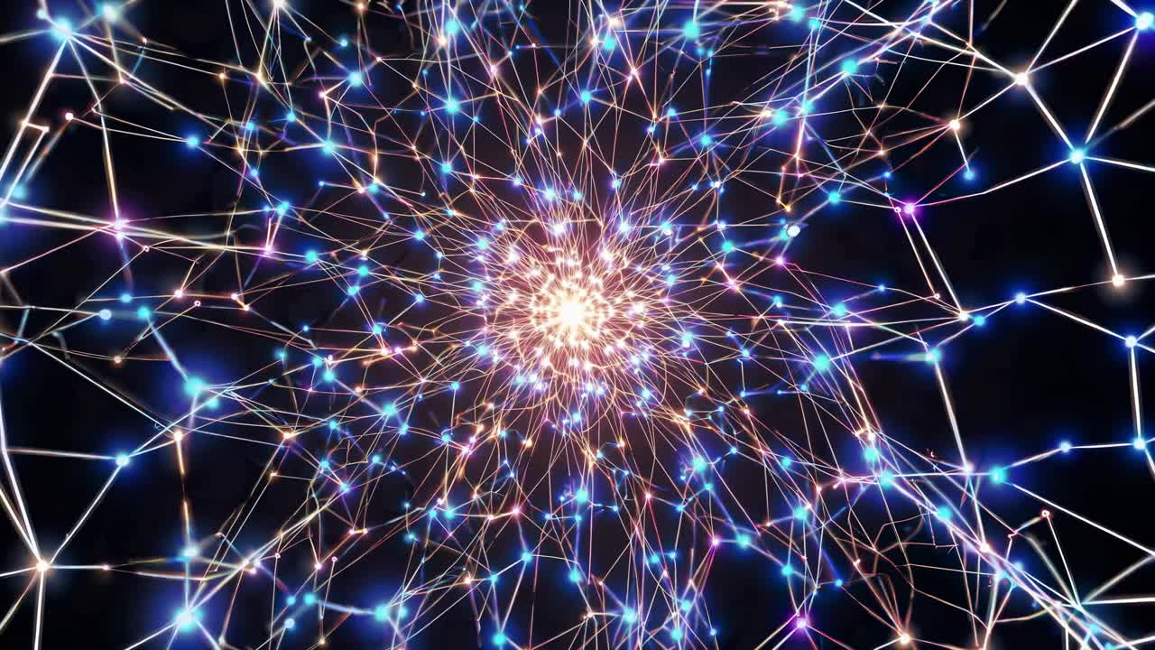 patrón de red abstracto