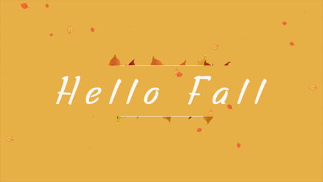 Hallo-Herbst-Mit-Ahornherbstblättern-Auf-Gelbem-Farbverlauf