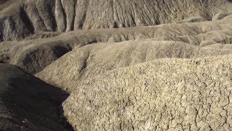 panoramic view to mud volcanoes - footage