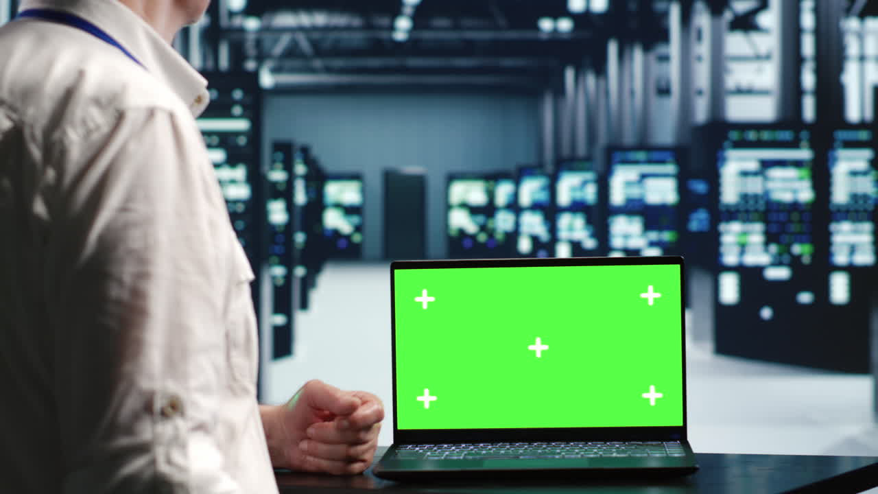 optimización de los servidores de computadoras portátiles de chroma key