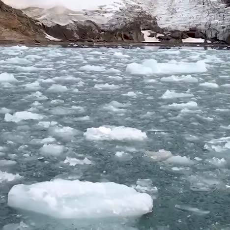 Aerials-Over-the-Jakobshavn-Glacier-In-Greenland-2019