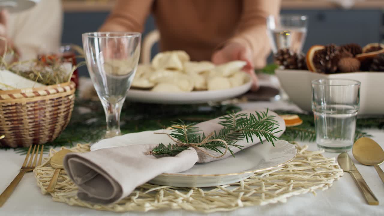 Tradition of Polish Christmas &ndash; empty plate for uninvited guest